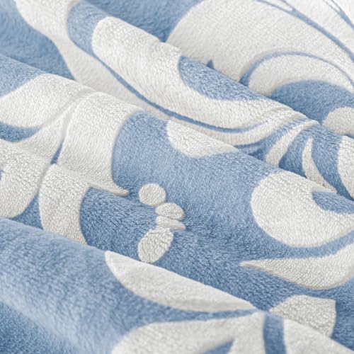 Ausbrenner-bedruckte Flanell-Winterdecke, böhmische Plüschdecke mit ultraweicher Mikrofaser-Rückseite, warme Ganzjahresbettwäsche